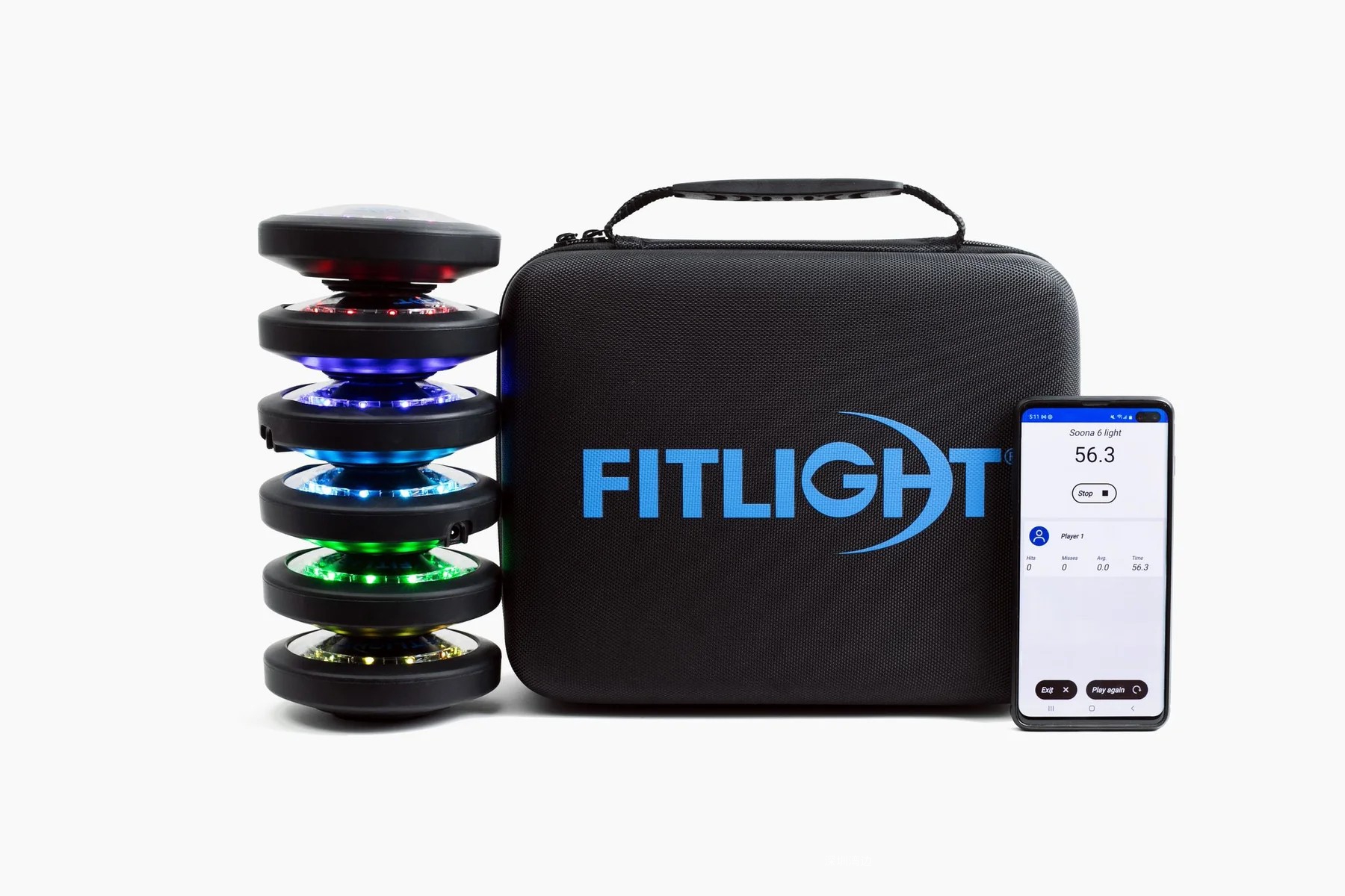 美国Fitlight敏捷反应测试训练系统FL10006BW