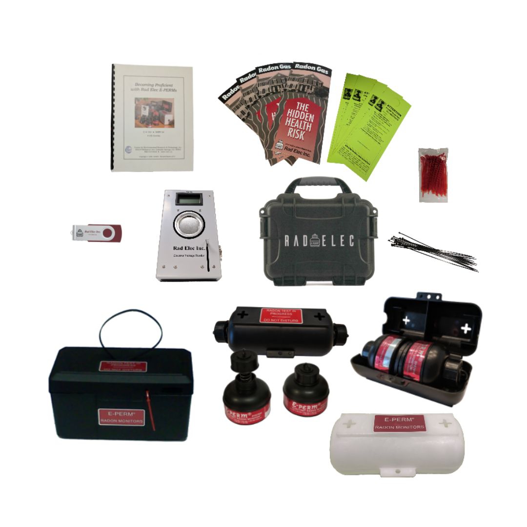 美国Rad Elec E-PERM氡气检测入门套件多功能测氡仪
